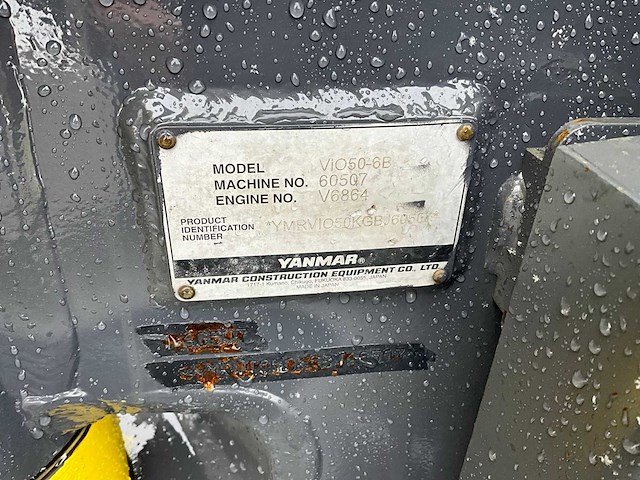 2018 yanmar vio50-6b midigraafmachine - afbeelding 25 van  31