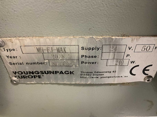 2018 youngsunpack mh fj max dozensluitmachine - afbeelding 2 van  10