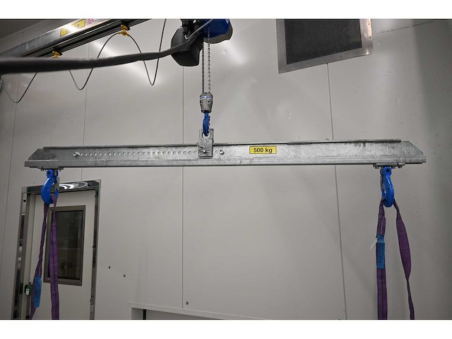 2019 - abus / framatech - zhb / folien lu a - onderloophalkraan met 500kg abus takel, hijsevenaar en zelfdragende stalen kraanbaanconstructie (c) - afbeelding 4 van  9