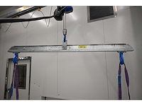 2019 - abus / framatech - zhb / folien lu a - onderloophalkraan met 500kg abus takel, hijsevenaar en zelfdragende stalen kraanbaanconstructie (c) - afbeelding 4 van  9