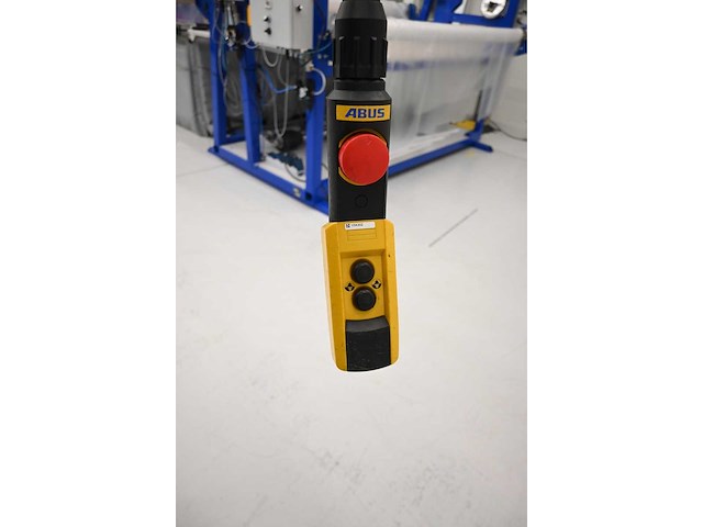 2019 - abus / framatech - zhb / folien lu a - onderloophalkraan met 500kg abus takel, hijsevenaar en zelfdragende stalen kraanbaanconstructie (c) - afbeelding 6 van  9