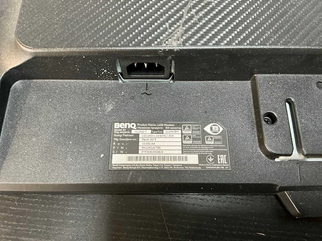 2019 - benq - gl2460-t lcd - monitor 24 inch - afbeelding 9 van  9
