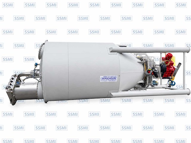 2019 - dinnissen - verticale vat - zkx 500.1-30-gc - pet-opslagtrechter (inclusief vibrator) - afbeelding 1 van  6