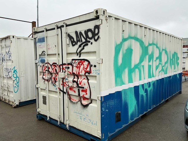 2019 20ft zeecontainer met werkplaatsinrichting - afbeelding 1 van  9