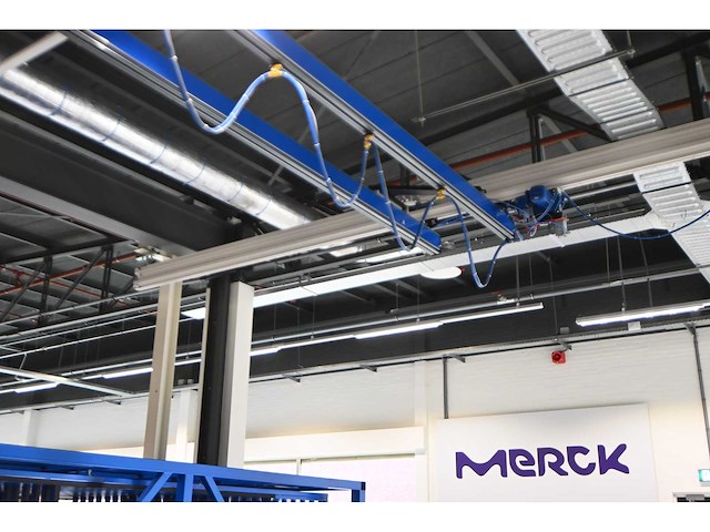 2019 abus / framatech zhb / lkd 250 s70 met 14m1 zelfdragende stalen kraanbaanconstructie met vacuümheffer - afbeelding 3 van  15