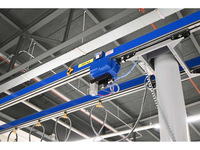 2019 abus / framatech zhb / lkd 250 s70 met 14m1 zelfdragende stalen kraanbaanconstructie met vacuümheffer - afbeelding 6 van  15