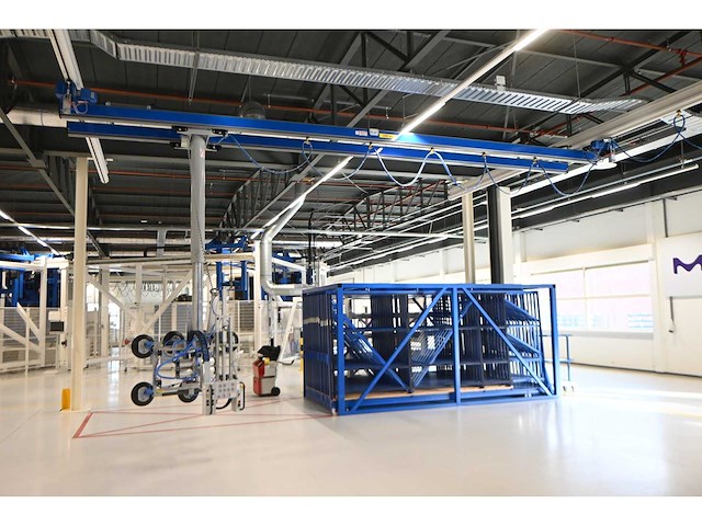 2019 abus / framatech zhb / lkd 250 s70 met 14m1 zelfdragende stalen kraanbaanconstructie met vacuümheffer - afbeelding 1 van  15