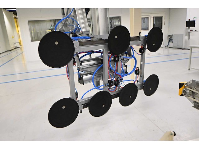 2019 abus / framatech zhb / lkd 500 s70 met 26m1 zelfdragende stalen kraanbaanconstructie en vacuümheffer - afbeelding 9 van  12