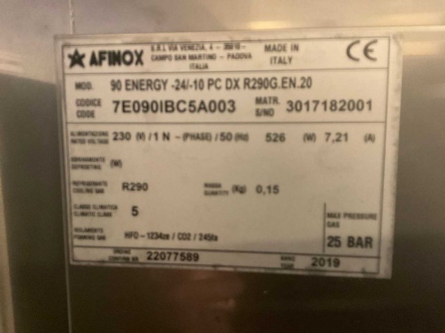 2019 afinox 90 energy vrieskast - afbeelding 6 van  8