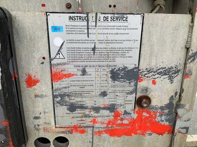 2019 airo a16jrtd ruwterrein hoogwerker 4x4 - afbeelding 14 van  20