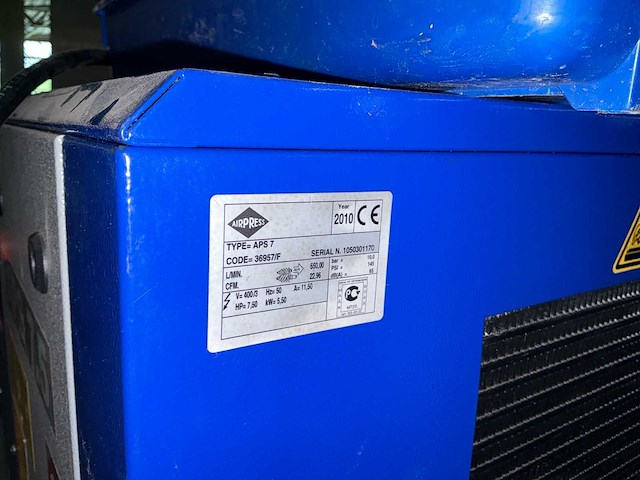 2019 airpress aps 7.5 luchtcompressor - afbeelding 6 van  10