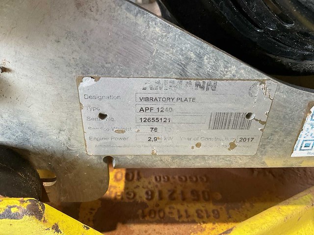 2019 ammann apf 1240 trilplaat - afbeelding 5 van  6