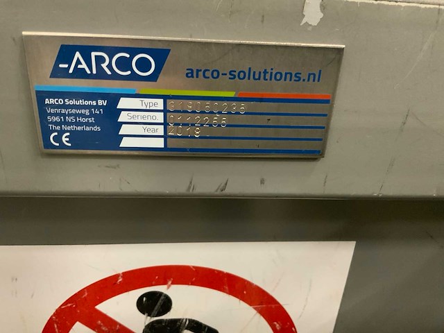 2019 arco 318050235 sorteermachine - afbeelding 9 van  9