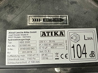 2019 atika abs 2000 industriële stofzuiger - afbeelding 4 van  5