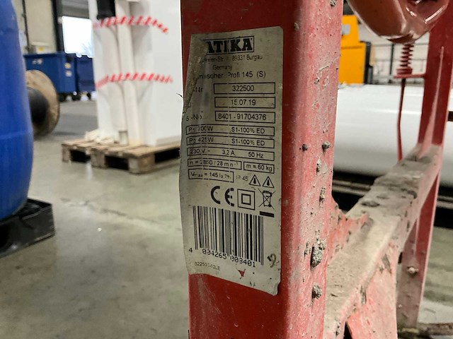 2019 atika profi 145 s betonmolen - afbeelding 6 van  6