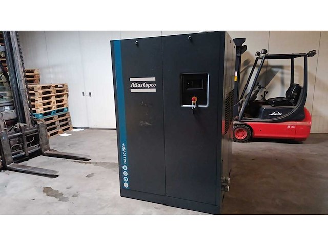 2019 atlas copco ga110vsd+ schroefcompressor - afbeelding 1 van  9