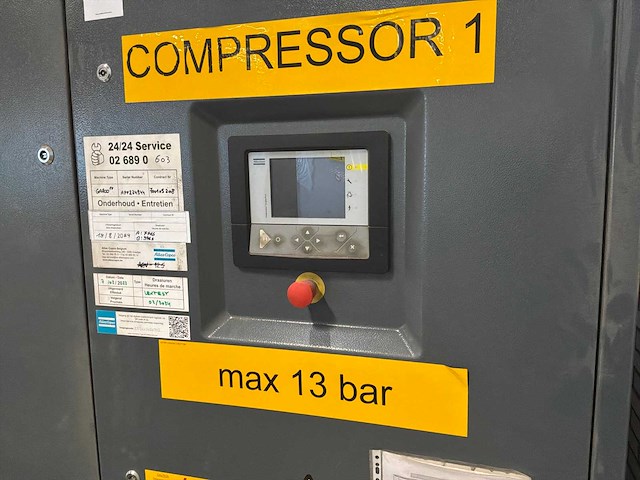 2019 atlas copco ga200ff screw air compressor - afbeelding 9 van  9