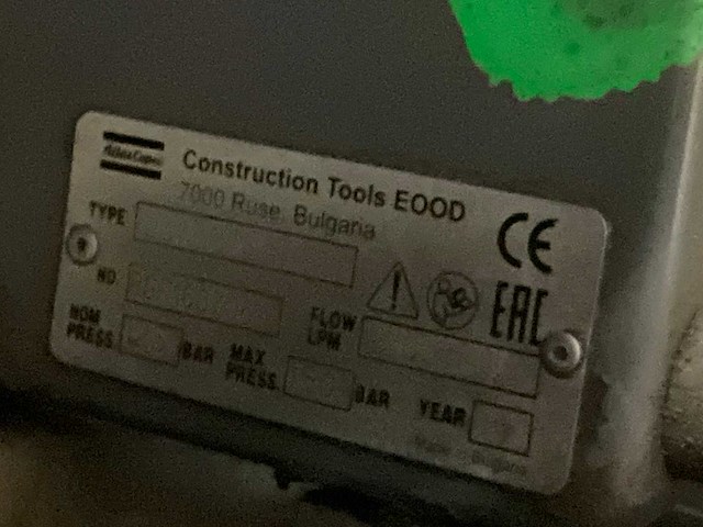 2019 atlas copco lp9-20p hydraulisch aggregaat met breekhamer - afbeelding 7 van  7