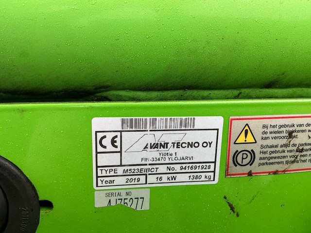 2019 avant 523 shovel - afbeelding 18 van  18