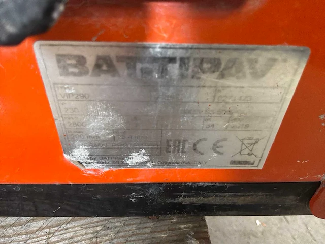 2019 battipav vip 290 tegelzaagmachine 900mm - afbeelding 5 van  7
