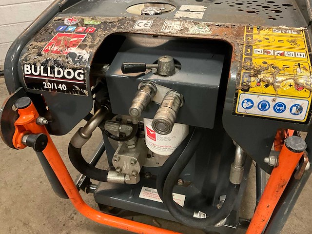 2019 belle altrad bulldog 20/140 hpx01ts hydraulisch aggregaat - afbeelding 7 van  8