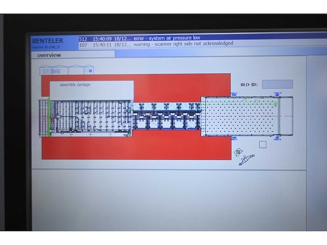 2019 benteler layup glas assembly unit met conveyor en batch conveyor ball roller table for glas loading (c) - afbeelding 9 van  23