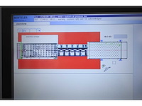 2019 benteler layup glas assembly unit met conveyor en batch conveyor ball roller table for glas loading (c) - afbeelding 9 van  23