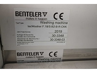2019 benteler tecline tecwasher f.18/s-b2-b-r-ckk wasmachine met benteler tiltable unloading en conveyor system (c) - afbeelding 8 van  35