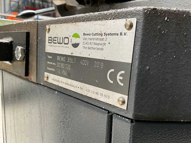 2019 bewo 315lt afkortcirkelzaagmachine - afbeelding 5 van  6