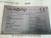 2019 bio-komp biogas / gas compressor 8 bar - afbeelding 51 van  66