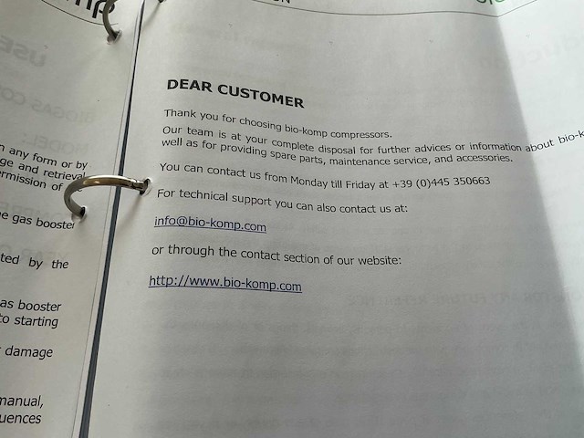 2019 bio-komp biogas / gas compressor 8 bar - afbeelding 65 van  66
