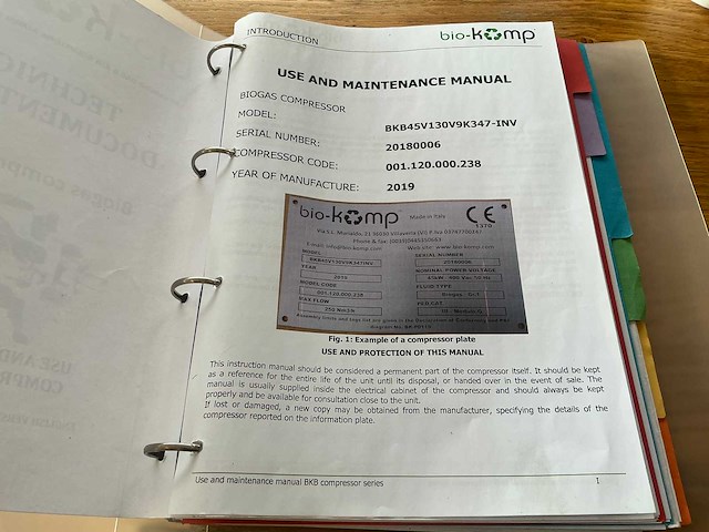 2019 bio-komp biogas / gas compressor 8 bar - afbeelding 66 van  66