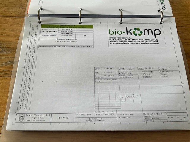 2019 bio-komp biogas / gas compressor 8 bar - afbeelding 39 van  46