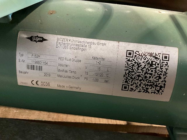 2019 bitzer 2ces-3y-40s koelcompressor - afbeelding 2 van  2