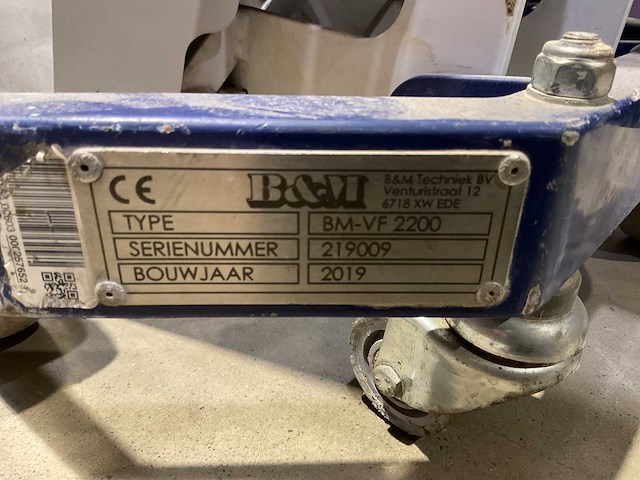 2019 b&m bm-vf 2000 vloerenfrees - afbeelding 4 van  5