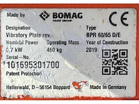 2019 bomag bpr 60/65 d/e trilplaat - afbeelding 3 van  11