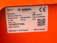 2019 bomag bvp 35/60d trilplaat - afbeelding 8 van  13