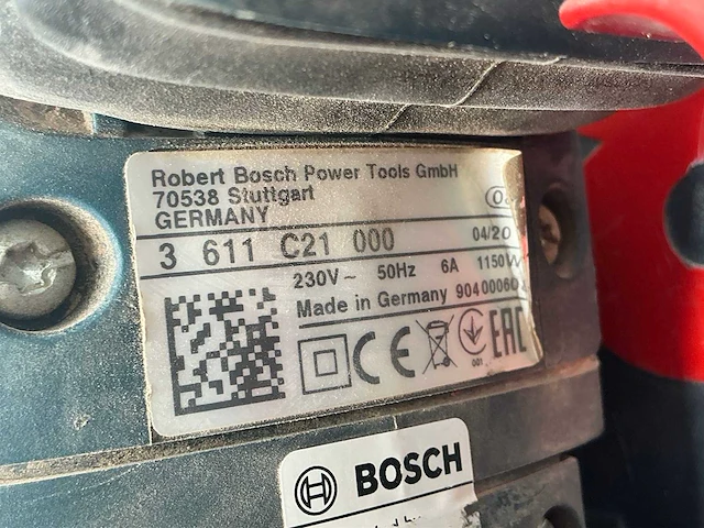 2019 bosch gsh 5 ce breekhamer 6kg sds-max - afbeelding 4 van  5