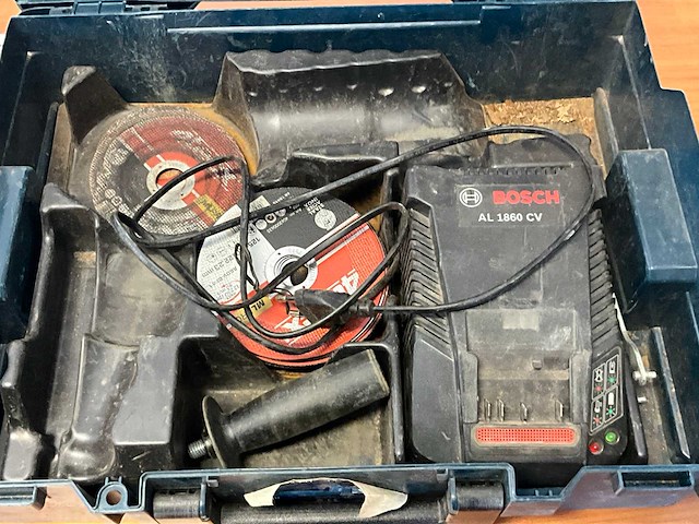 2019 bosch gws 18-125 v-li haakse slijpmachine - afbeelding 4 van  6