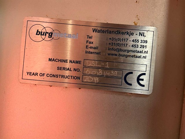 2019 burg metaal dsl-1 rvs bakjes vul- en dekselsluit verpakkingslijn - afbeelding 5 van  17
