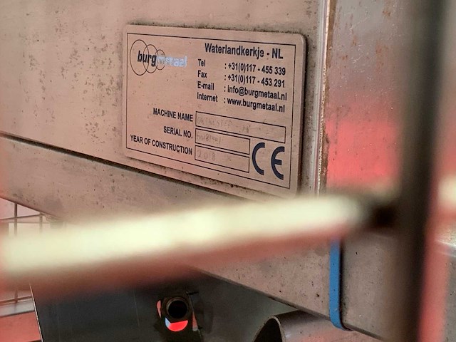 2019 burg metaal dsl-1 rvs bakjes vul- en dekselsluit verpakkingslijn - afbeelding 6 van  17