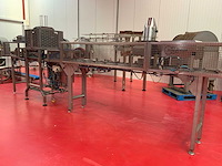 2019 burg metaal dsl-1 rvs bakjes vul- en dekselsluit verpakkingslijn - afbeelding 9 van  17