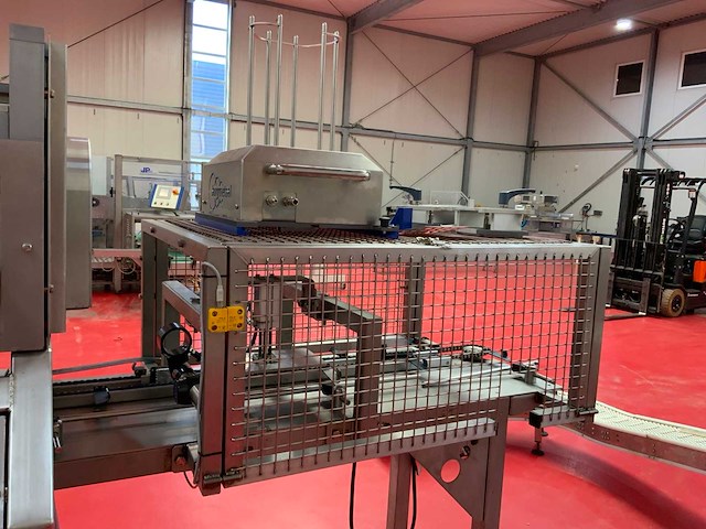 2019 burg metaal dsl-1 rvs bakjes vul- en dekselsluit verpakkingslijn - afbeelding 15 van  17
