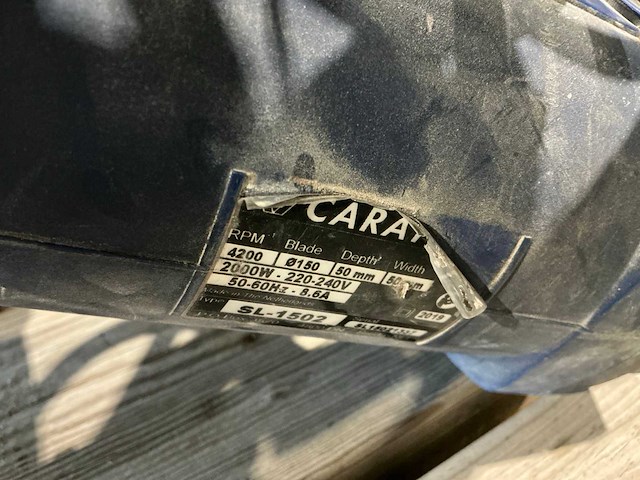 2019 carat sl1502 sleuvenzaagmachine - afbeelding 4 van  4