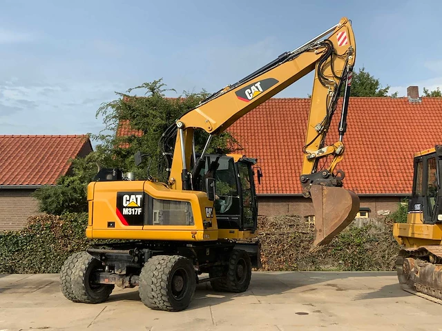 2019 caterpillar m317f banden graafmachine - afbeelding 3 van  44