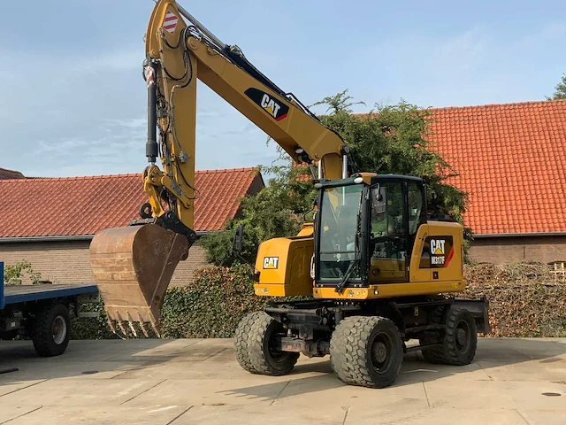 2019 caterpillar m317f banden graafmachine - afbeelding 40 van  44