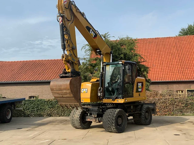 2019 caterpillar m317f banden graafmachine - afbeelding 42 van  44