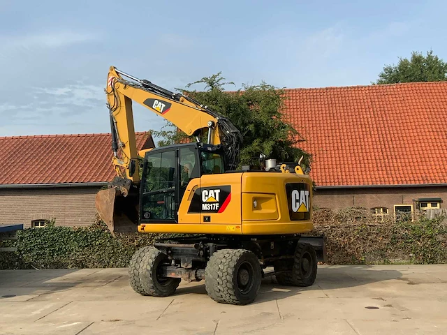 2019 caterpillar m317f banden graafmachine - afbeelding 8 van  44