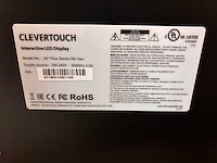 2019 clevertouch plus 5th gen interactive touchscreen 65” - afbeelding 2 van  2