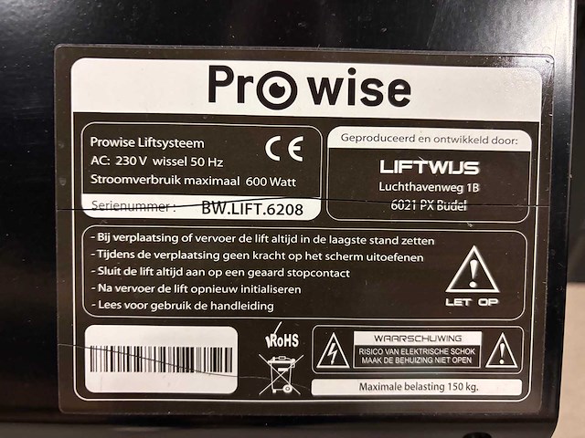 2019 clevertouch plus interactive touchscreen 55" - afbeelding 1 van  3